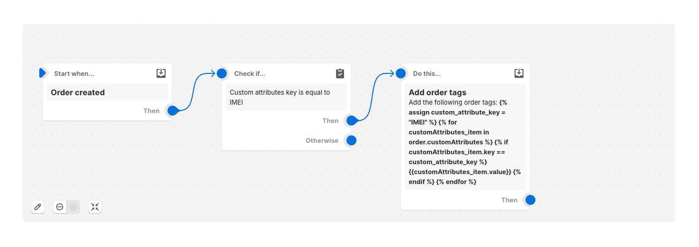 Flow applying custom value as tag